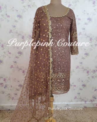 Thin Thread Sequins Embroidered Suit